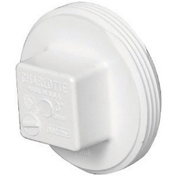 Charlotte PVC001061000HA 3 in Cleanout Plug 42689